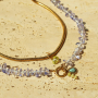 Schmuckdesigns mit Chips-Glasperlen