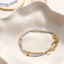 Schmuckdesigns mit bunten Rocailles Bugle