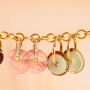 Naturstein-Donuts im Schmuckdesign