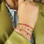 Armb&auml;nder designen und pr&auml;sentieren: Ideen mit facettierten Perlen