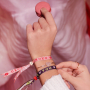 Armb&auml;nder aus Schmuckb&auml;ndchen f&uuml;r Valentin herstellen