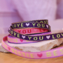 Armb&auml;nder aus Schmuckb&auml;ndchen f&uuml;r Valentin herstellen