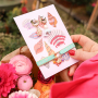 Kreativ Schmuck und Schmuckband an Schmuckkarten gestalten