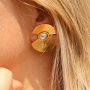 Ohrparty mit Creolen und Stecker