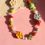 Satementschmuck mit Schmuckdesigns mit griechischen DQ-Keramikbl&uuml;tenperlen 