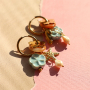 Satementschmuck mit Schmuckdesigns mit griechischen DQ-Keramikbl&uuml;tenperlen 