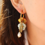 Satementschmuck mit Schmuckdesigns mit griechischen DQ-Keramikbl&uuml;tenperlen 
