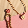 Satementschmuck mit Schmuckdesigns mit griechischen DQ-Keramikbl&uuml;tenperlen 