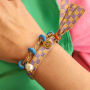 Designideen: Farbenfrohe Armb&auml;nder mit Stopperperlen 