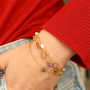 Mix & Match Edelstahl-Anh&auml;nger und Zwischenst&uuml;cke mit Zirkonia