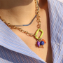 Ideen zu trendigem Schmuck mit farbigen kleinen karabinern 
