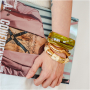 Resin trifft Metall im Armband-Look