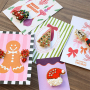 Mix & Match: Perlenbroschen in festlichen Designs