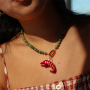 Sommer-Schmuck mit Glasanh&auml;ngern gestalten