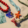 Sommer-Schmuck mit Glasanh&auml;ngern gestalten